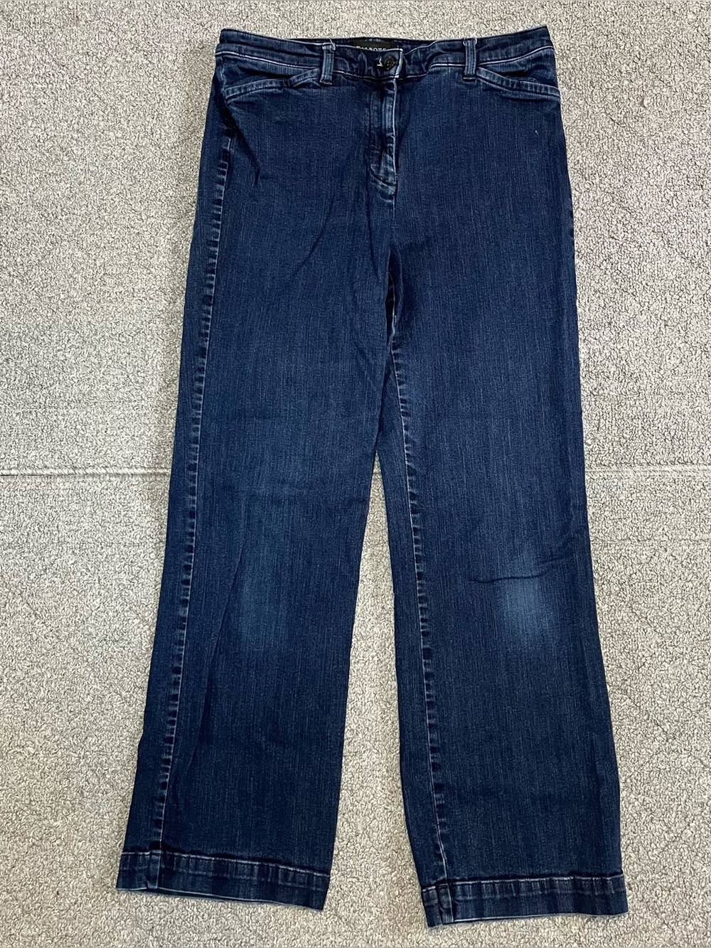 Talbots Straight Leg Denim Jeans Womens Size 10 Blue Stretch